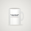 Mug mockup — full slogan visible