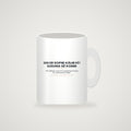 Mug mockup — full slogan visible