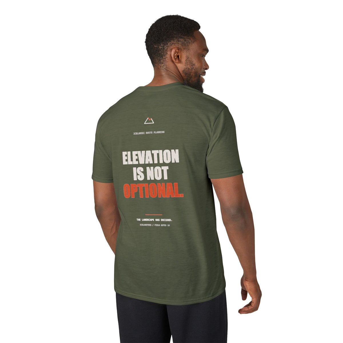 Elevation Is Not Optional — Gildan Performance Back-Print Tee