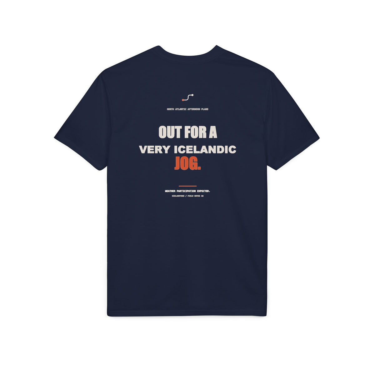 Out for a Very Icelandic Jog — Gildan Performance Back-Print Tee