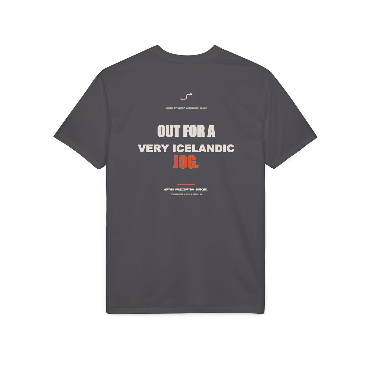 Out for a Very Icelandic Jog — Gildan Performance Back-Print Tee
