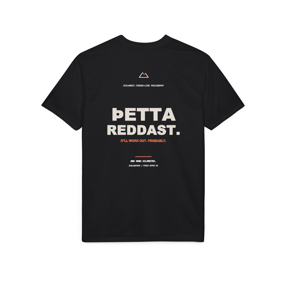 Þetta reddast — Gildan Performance Back-Print Tee