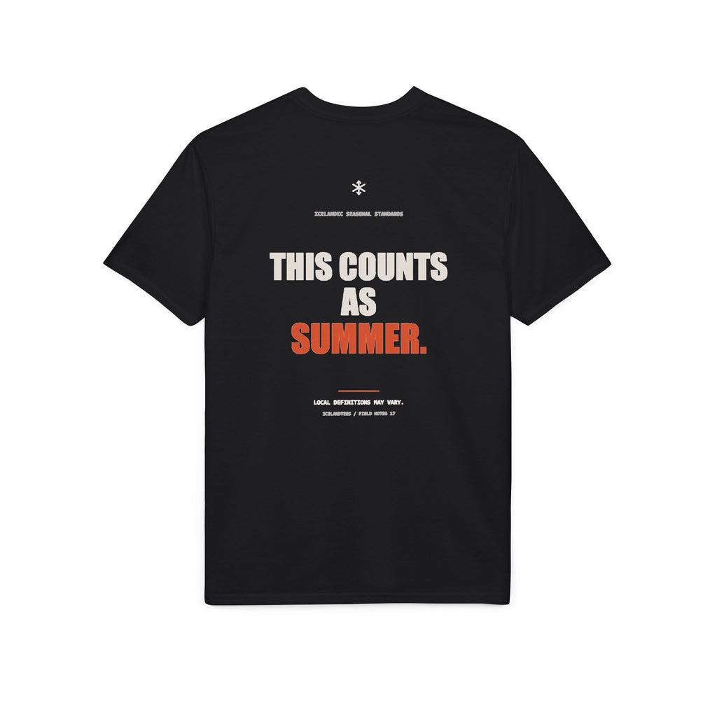 This Counts as Summer — Gildan Performance Back-Print Tee