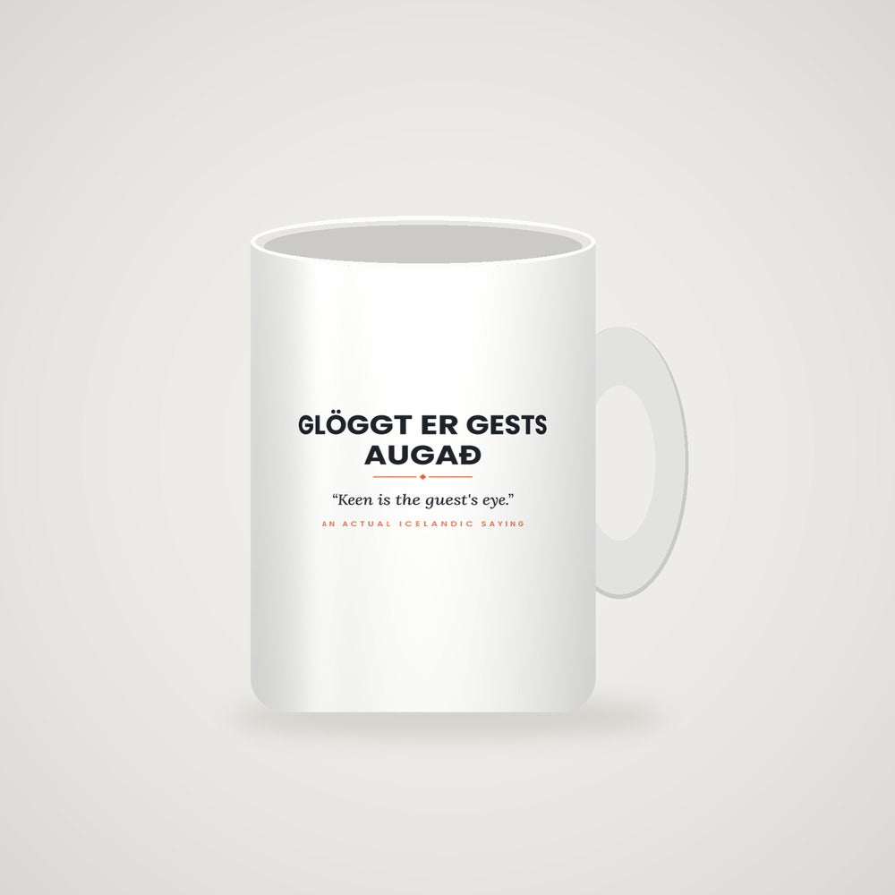 Mug mockup — full slogan visible