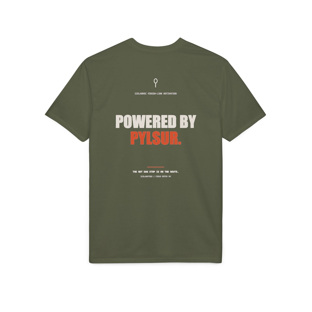 Powered by Pylsur — Gildan Performance Back-Print Tee