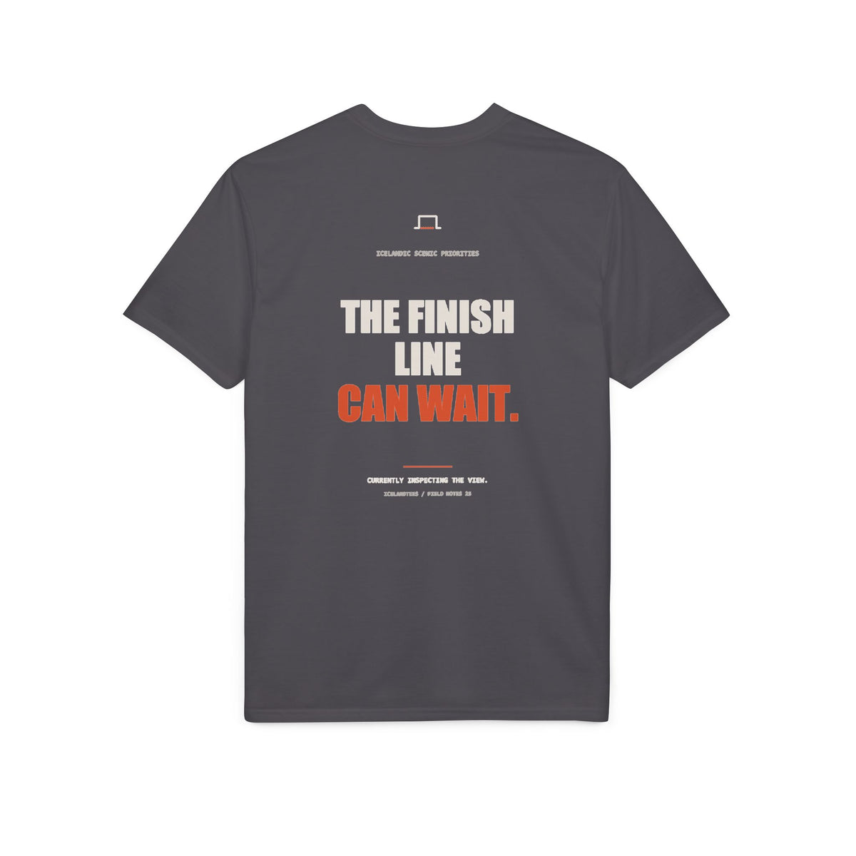 The Finish Line Can Wait — Gildan Performance Back-Print Tee