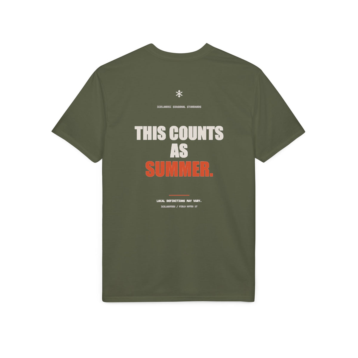 This Counts as Summer — Gildan Performance Back-Print Tee