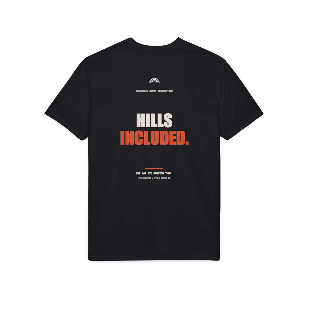 Hills Included — Gildan Performance Back-Print Tee