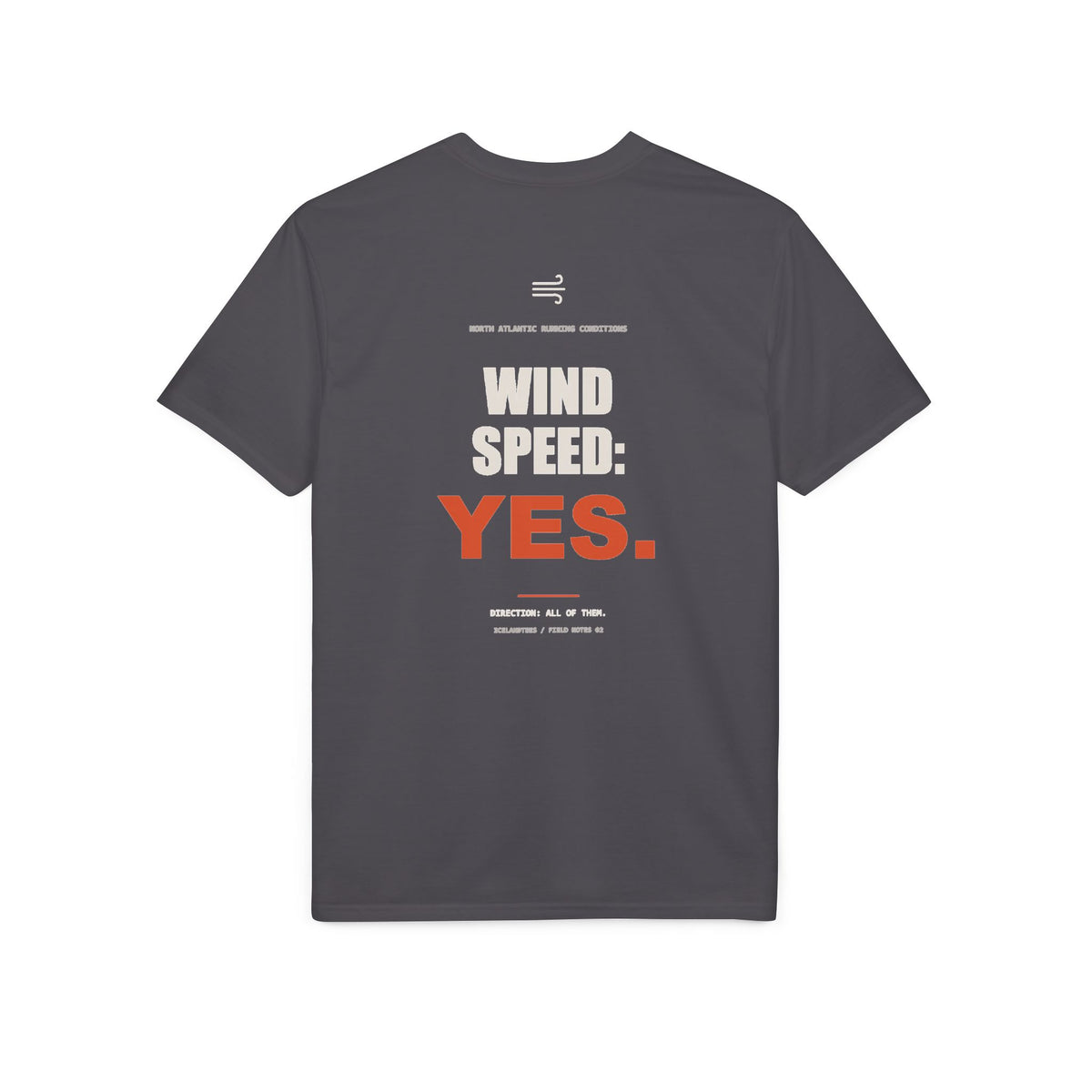 Wind Speed: Yes — Gildan Performance Back-Print Tee