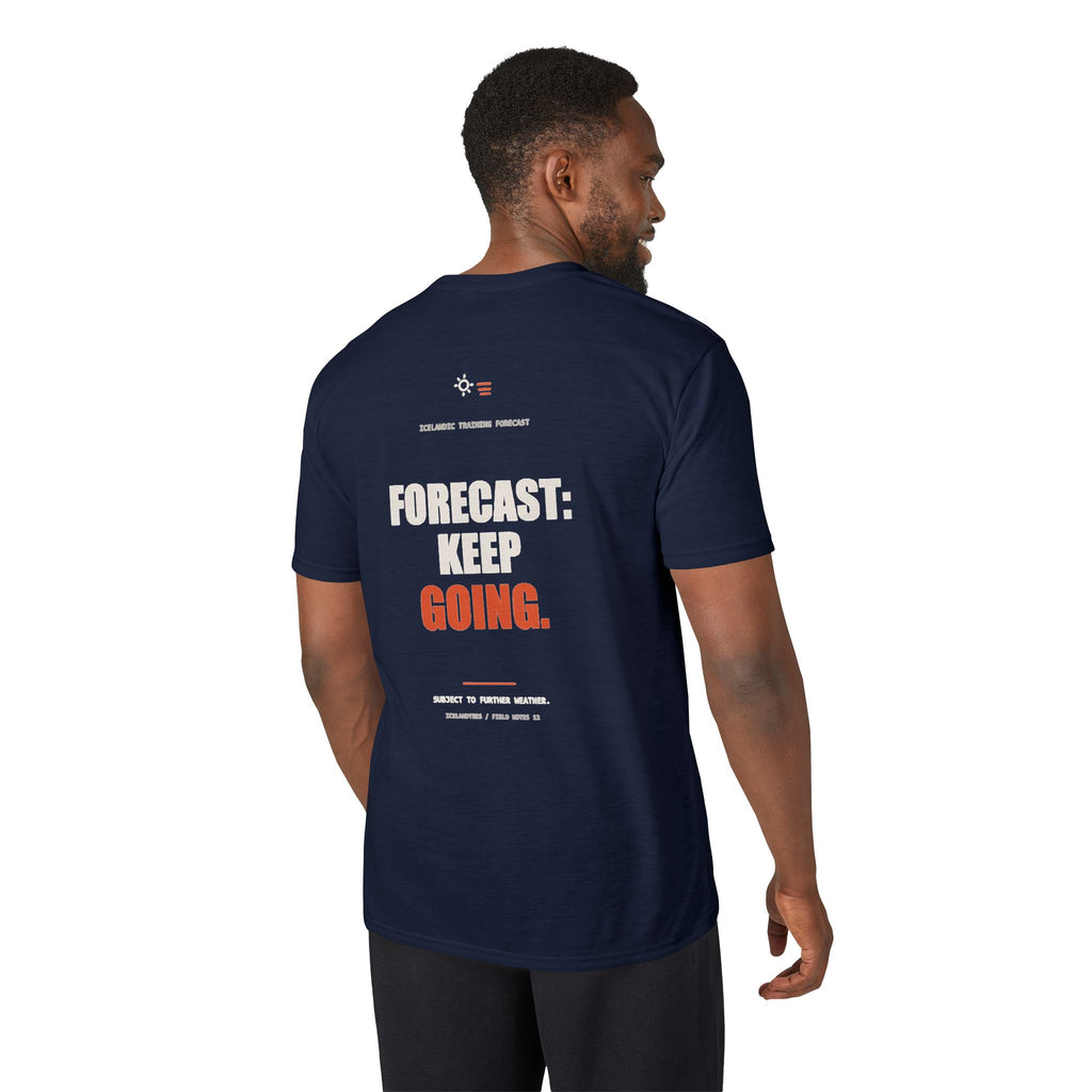 Forecast: Keep Going — Gildan Performance Back-Print Tee