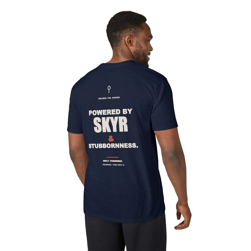 Skyr & Stubbornness — Gildan Performance Back-Print Tee