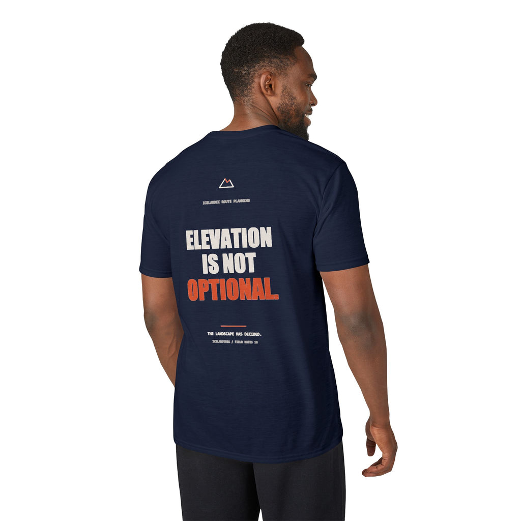 Elevation Is Not Optional — Gildan Performance Back-Print Tee