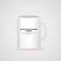Mug mockup — full slogan visible