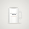 Mug mockup — full slogan visible