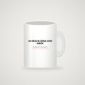Mug mockup — full slogan visible