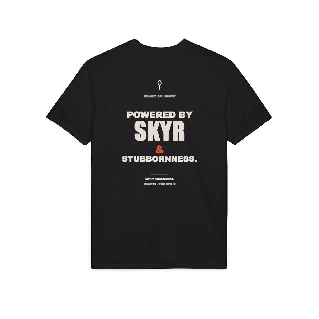 Skyr & Stubbornness — Gildan Performance Back-Print Tee