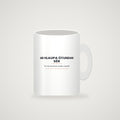 Mug mockup — full slogan visible