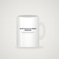 Mug mockup — full slogan visible