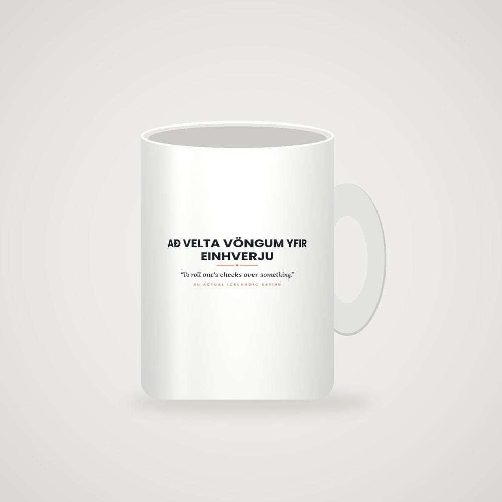 Mug mockup — full slogan visible
