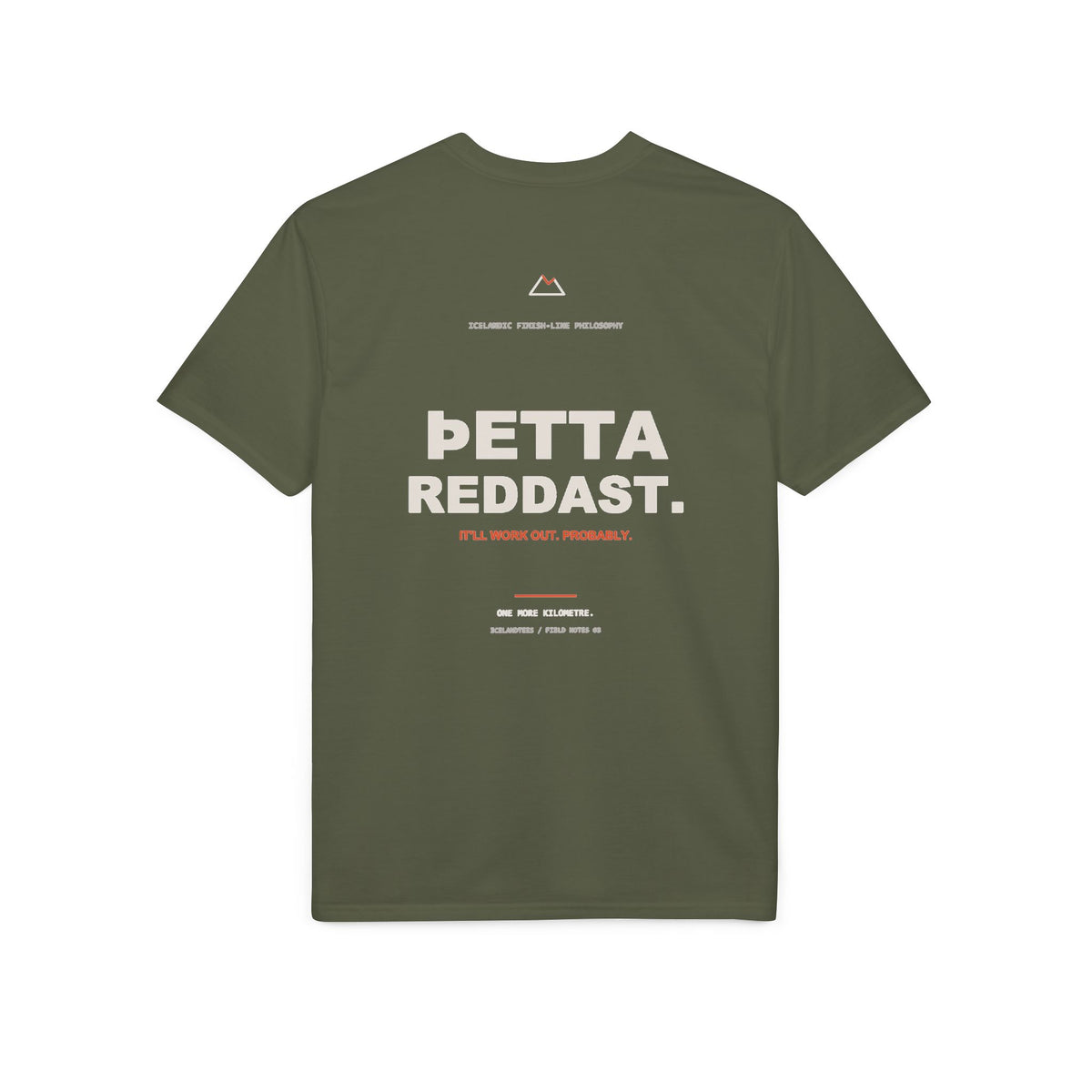 Þetta reddast — Gildan Performance Back-Print Tee