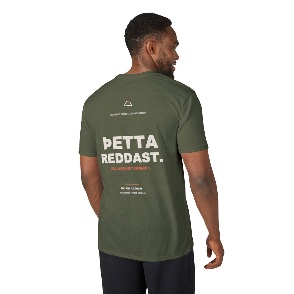 Þetta reddast — Gildan Performance Back-Print Tee