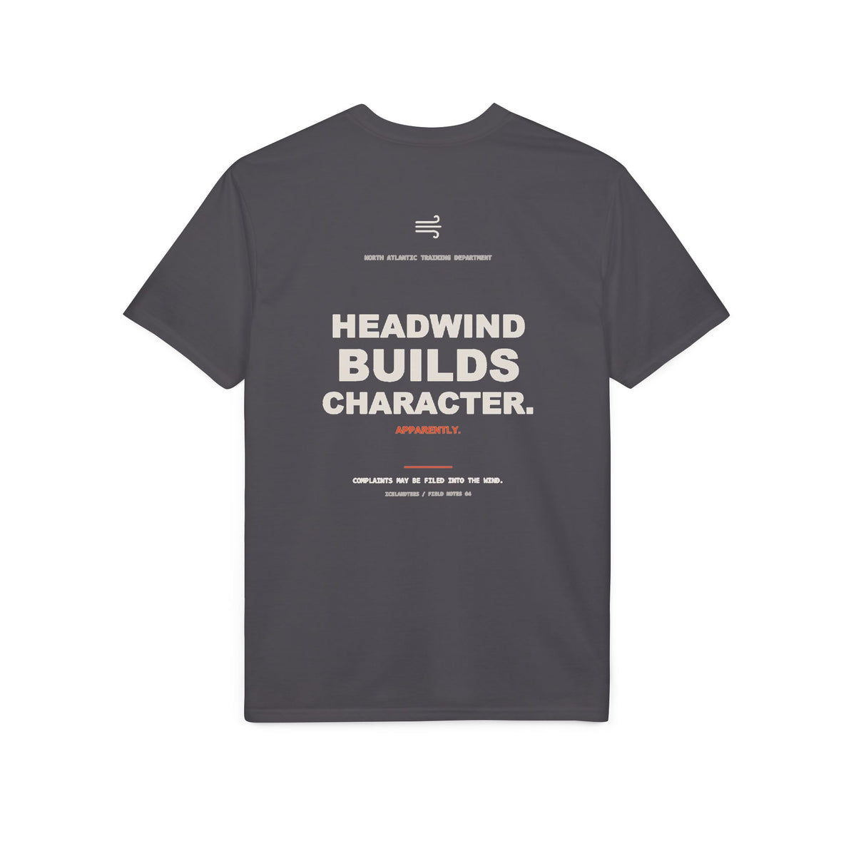Headwind Builds Character — Gildan Performance Back-Print Tee