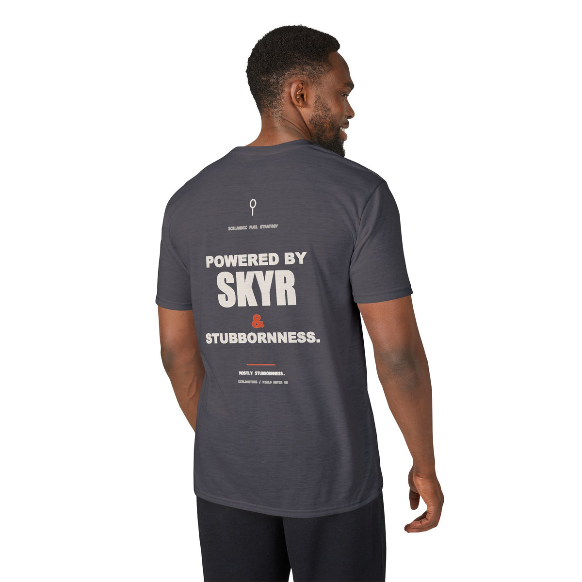 Skyr & Stubbornness — Gildan Performance Back-Print Tee