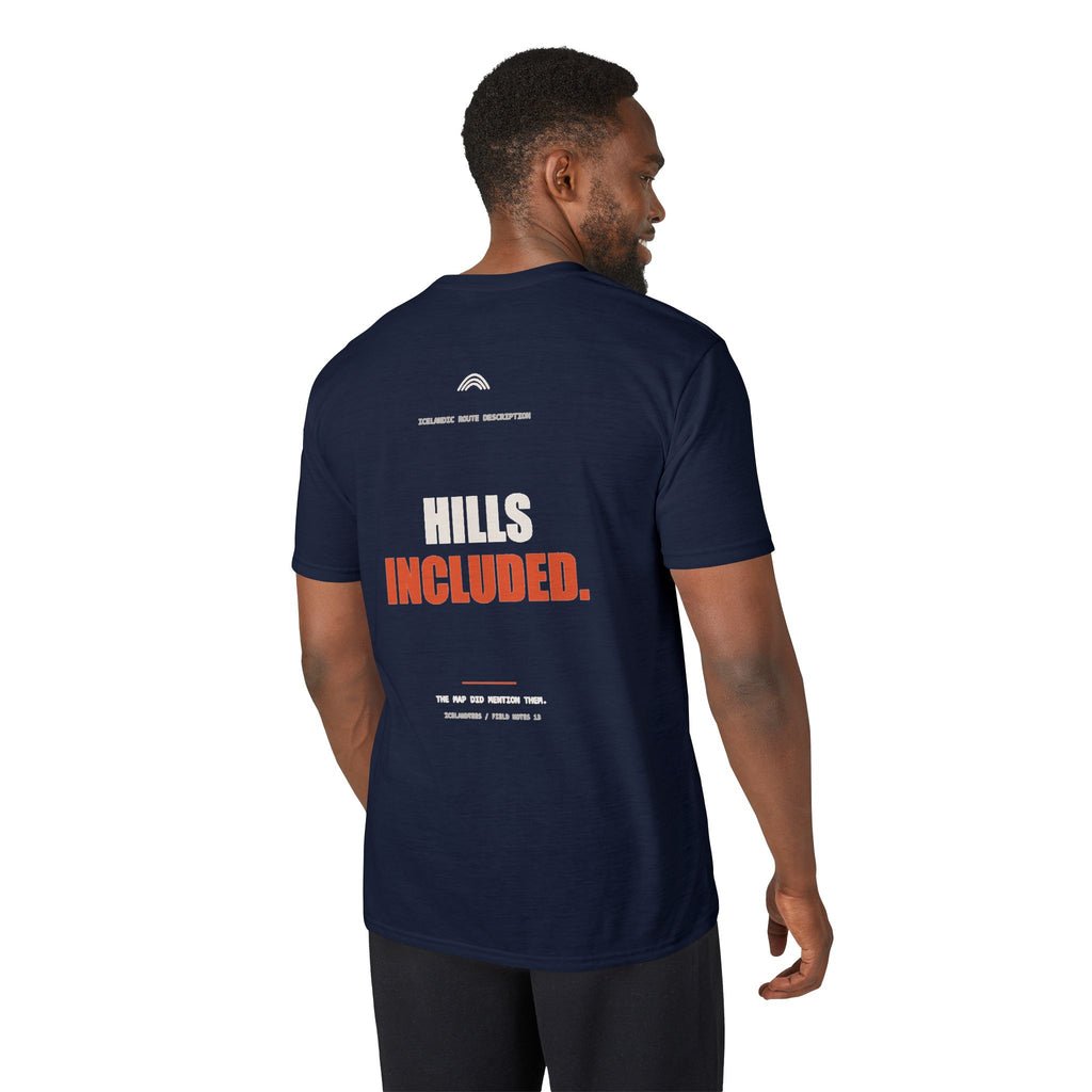 Hills Included — Gildan Performance Back-Print Tee
