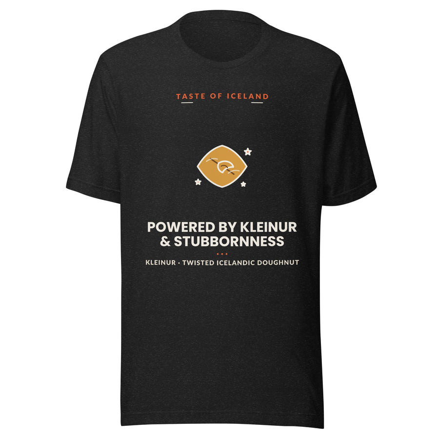 Powered by Kleinur & Stubbornness — Iceland T-Shirt
